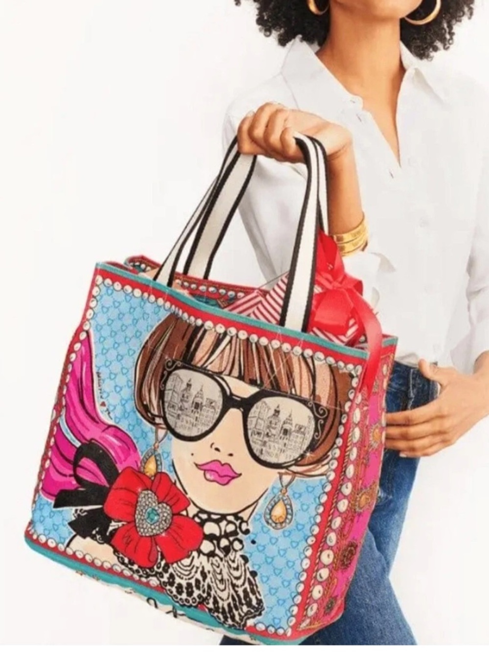 Brighton Sparkle and Shine Tote Bag NWT - Picture 7 of 7